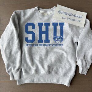 Vintage SHU Seton Hall University Crewneck Sweatshirt Seton Hall Pirates Shirt